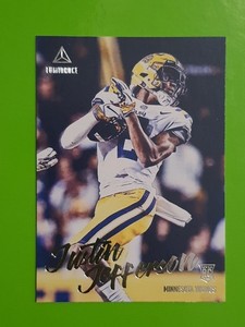 2020 Panini Luminance #117 Justin Jefferson Rookie RC Minnesota Vikings Base