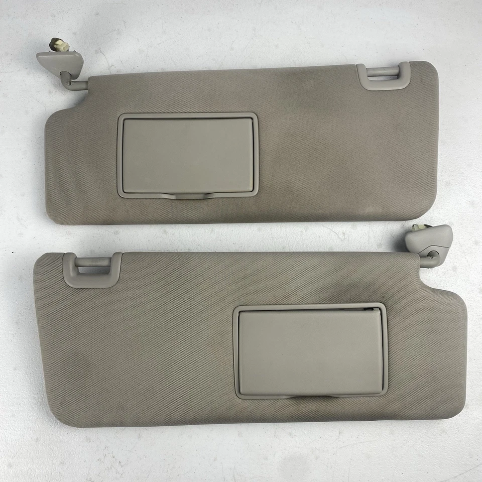 Juego de parasol izquierdo derecho gris Nissan Titan Armada Infiniti QX56 2004-2015 FABRICANTE DE EQUIPOS ORIGINALES Foto 3 de 4