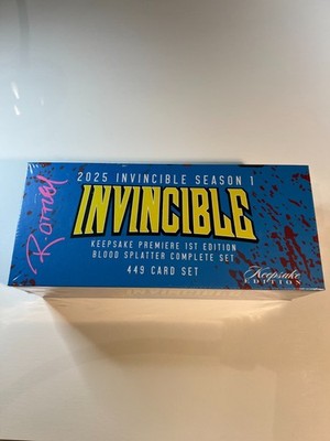 SDCC 2025 Keepsake Invincible 1st Edition 449 Card Set - SIGNED: Ottley!