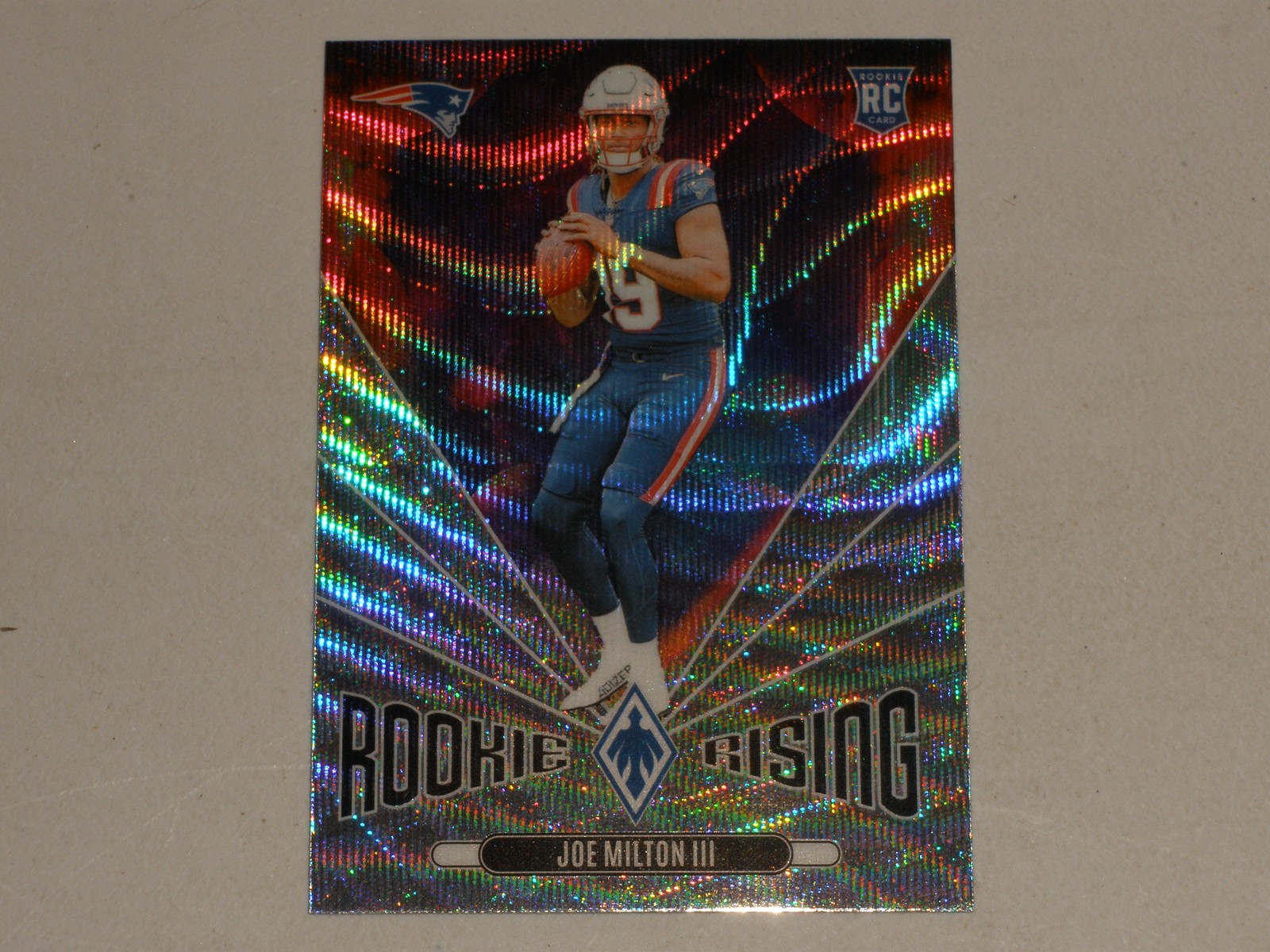 2024 Panini Phoenix Rookie Rising Silver Wave Prizm #JMN Joe Milton III RC