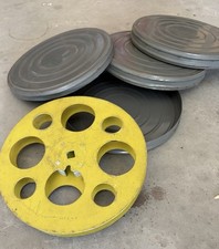 Vintage Metal Movie Film Reels  Film Canisters Lot Empty Reels 
