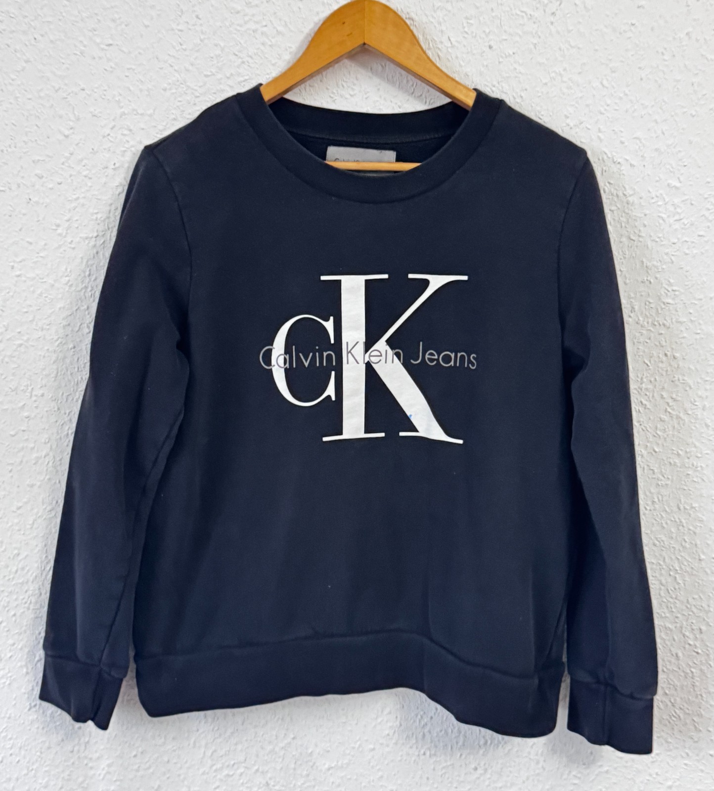 Calvin Klein Jeans Men's Black Crewneck Sweatshirt - Size L image 3