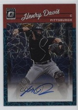 2023 Panini Donruss Teal Velocity Prizm 1/15 Henry Davis #1990-HD Auto 0rd2