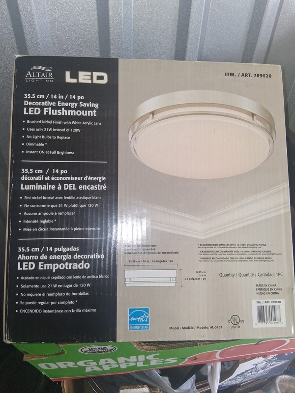 Altar Lighting LED Flush Mount Light Fixture 12" Inch