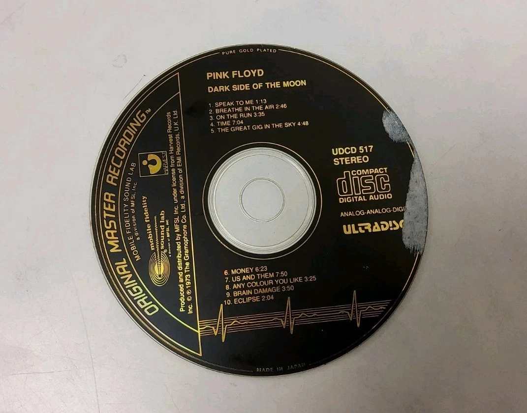 Pink Floyd 24k Gold Disc Music CDs for sale - eBay