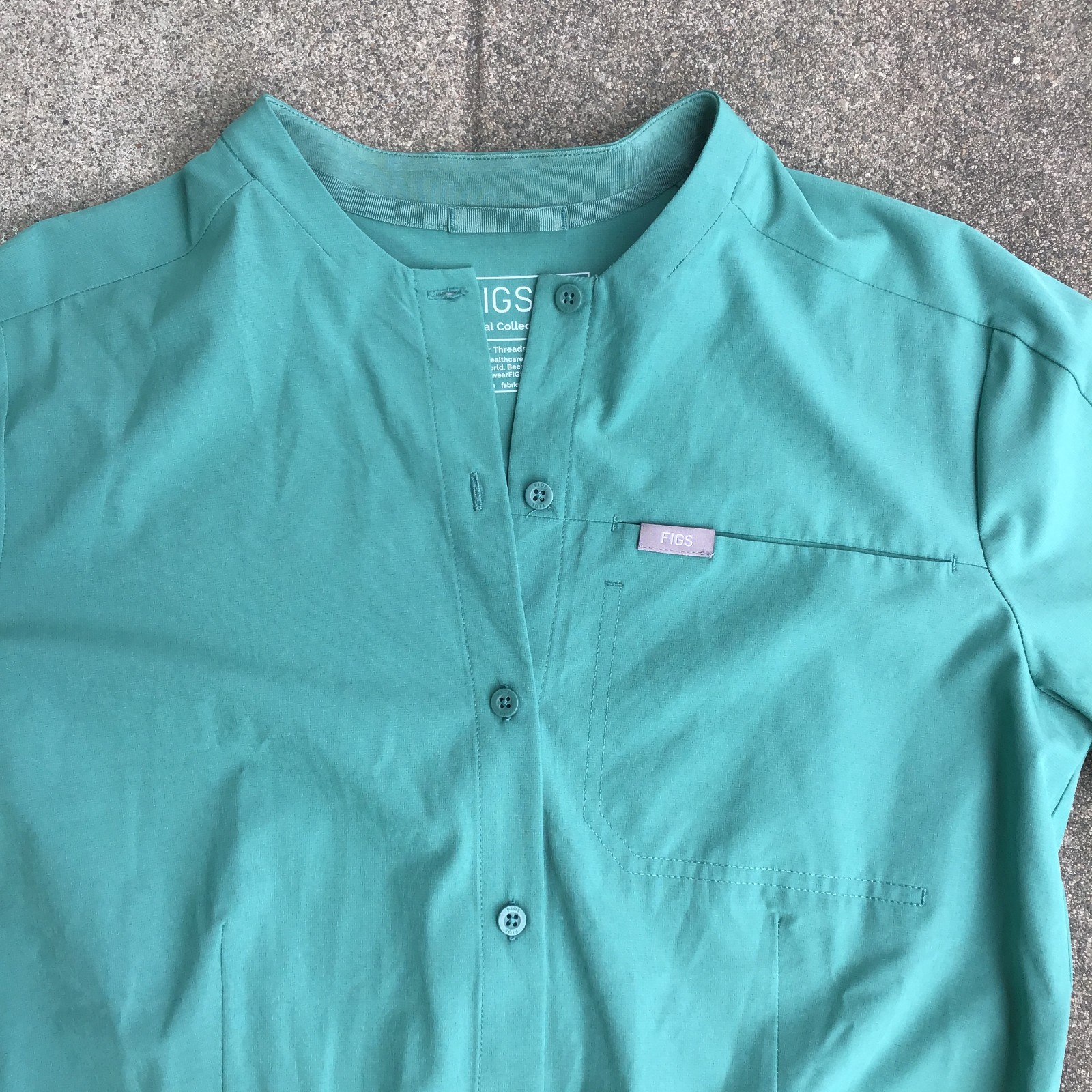 Figs Technical Collection Mena Button Down Scrub … - image 3