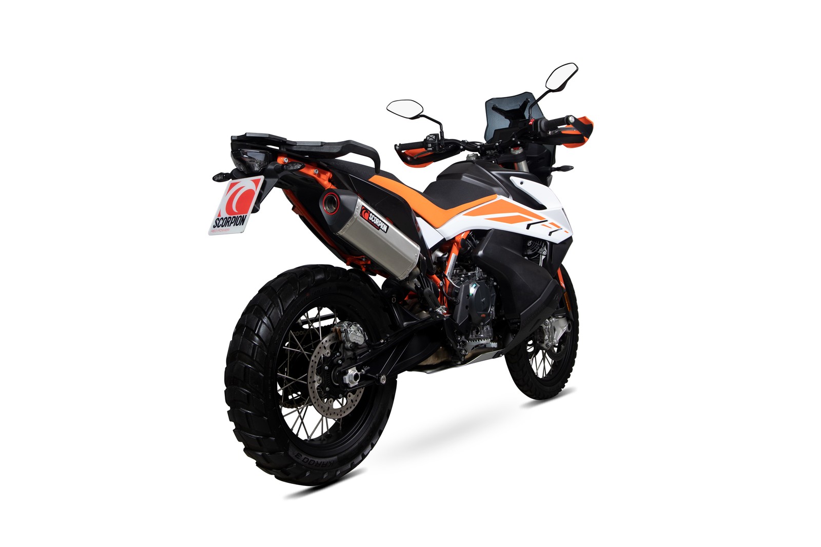 KTM Adventure 790 R 19-20 Scorpion Exhaust Serket Stainles Slip-on RKT91SEO