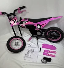 Kid's 12V M8TRX Electric-Powered Mini Dirt Bike, Ride-On Toy, Ages 5+ NO BATTERY