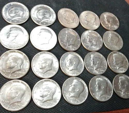 1971-D -ROLL --AU/BU  Kennedy Half Dollars #2