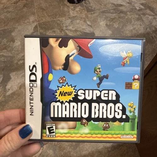 New Super Mario Bros. Nintendo DS Game (Complete) *TESTED* CLEAN!  luigi lite xl