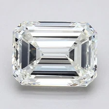 Cert. GIA 2.01 CT Emerald Cut Natural Mined Diamond Loose J color VVS2 clarity