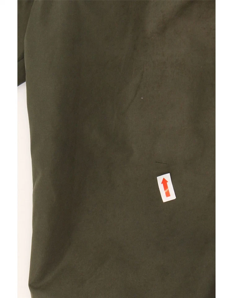 Chaqueta de bombardero FRENCH CONNECTION para hombre UK 40 grande verde poliéster CN01 Foto 3 de 4