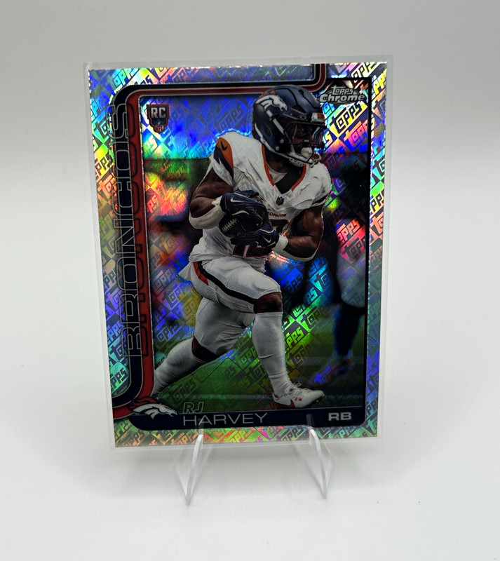 Topps Chrome 2025 RJ Harvey topps logo #330