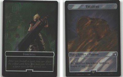 Foretell // Treasure Double-Sided Token (Surge Foil)- (NM)--EN-[FIC - 10 // 36]