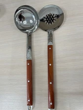 SKIMMER + LADLE UZBEK stainless steel 40cm/15.7 in COOKING PLOV Kazan узбекская