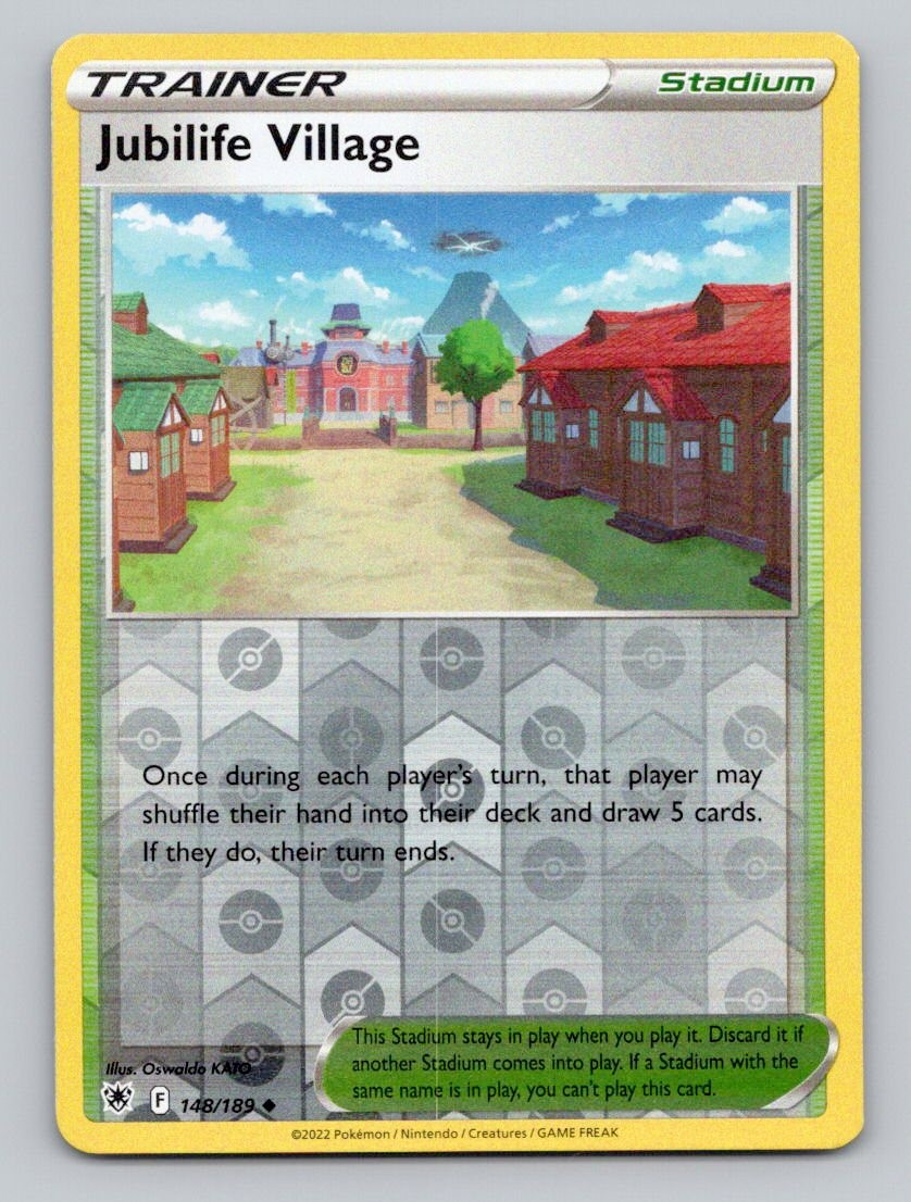 Reverse Holo Jubilife Village 148/189 Uncommon Astral Radiance Pokemon