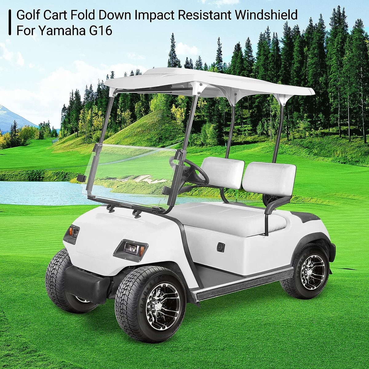 Craft GranFondo ジャージ size:L ホワイト/ヒート/ゲイル Clear Golf Cart Windshield for Yamaha G14 G16 G19 (95-03), Fold