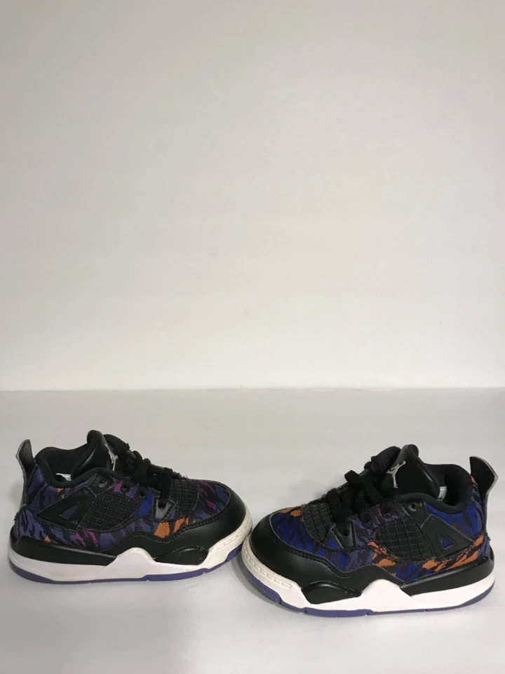 Nike Air Jordan IV 2019' Retro SE GG Edición "Rush Violet" Infantil Niño Pequeño Sin Caja Foto 3 de 4
