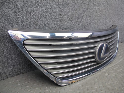 🥇08-09 LEXUS UVF46 LS600hL HYBRID FRONT BUMPER CHROME TRIM GRILLE W EMBLEM OEM - Foto 4 di 18