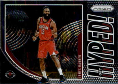 James Harden 2019-20 Panini Prizm Get Hyped! #5 Rockets
