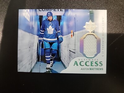 2018-19 Upper Deck Ultimate Collection Access Tier 2 Auston Matthews #UA-AM