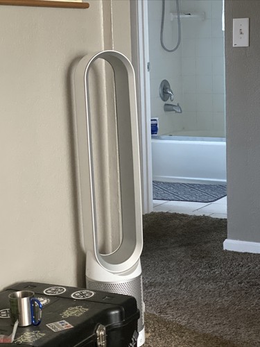 Dyson AM11 Pure Cool Tower Purifier Fan - White/Silver for sale
