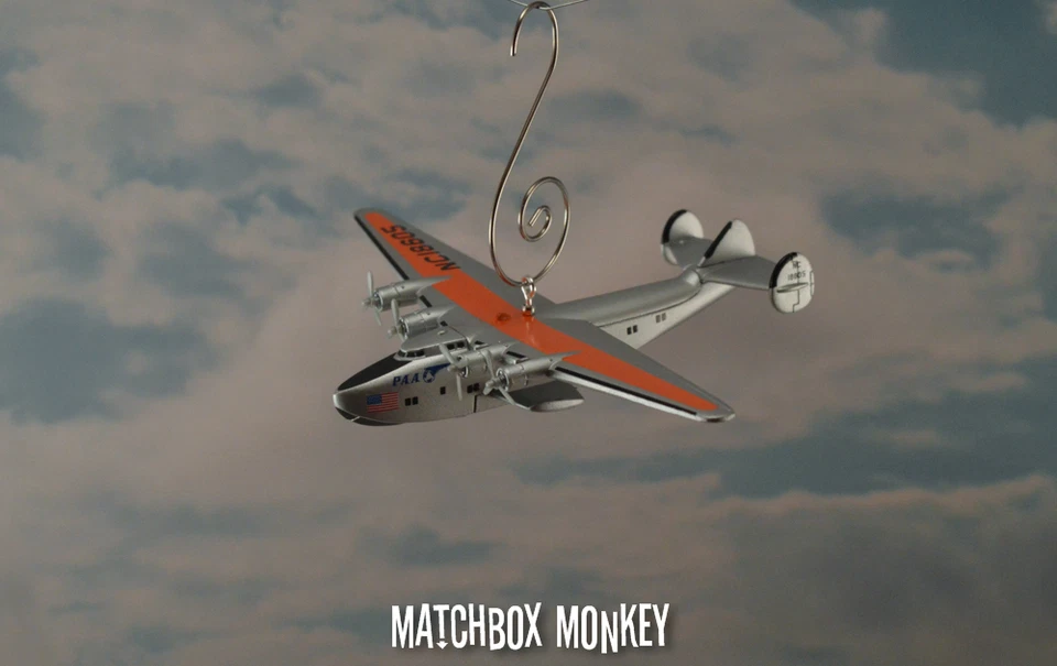 Boeing 314 Clipper Seaplane Boat Plane Custom Christmas Ornament Airplane Yankee - Image 2 of 4