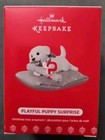 Hallmark Keepsake Ornament Playful Puppy Surprise Black 2017 — photo 1