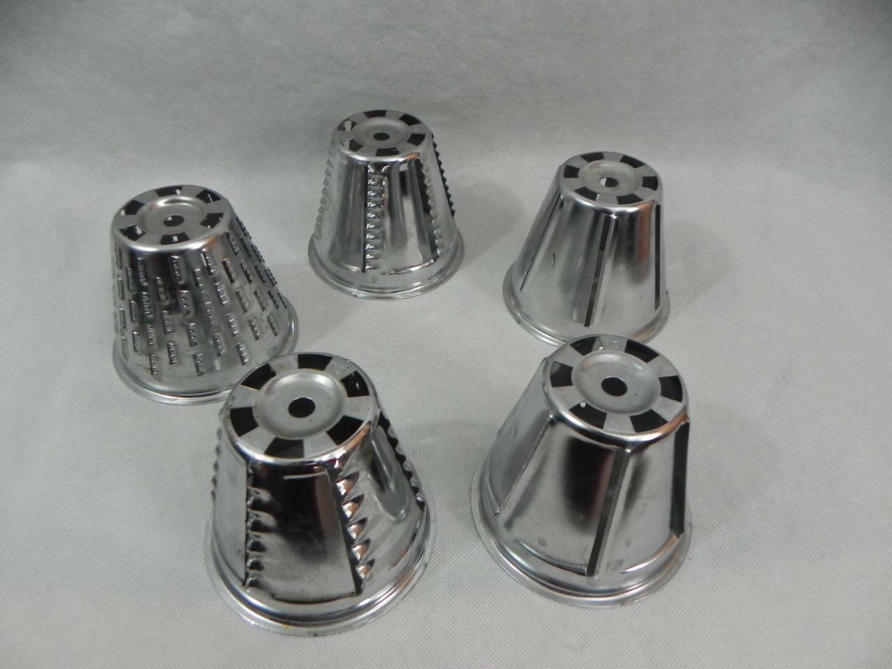 Lot Of 5 Saladmaster Food Processor Replacement Blades Cones 1, 2, 3, 4