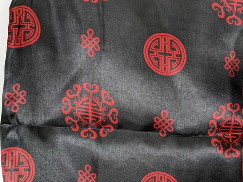 Chinese red dragon and black geometry design square 8 pillowcases 16 x16 - Picture 3 of 8