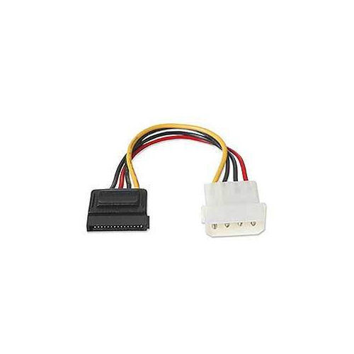 6inch CB-SATA-PW 4pin Molex to SATA Power Cable - Picture 1 of 1