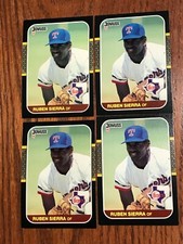 1987 DONRUSS RUBEN SIERRA ROOKIE CARDS #346 RC-EX TO NR-MINT CONDITION-FEB602