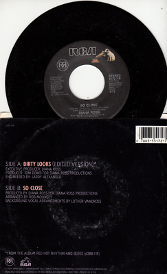 DIANA ROSS - DIRTY LOOKS - MINT RCA 45 WPS - UNPLAYED NEW | eBay