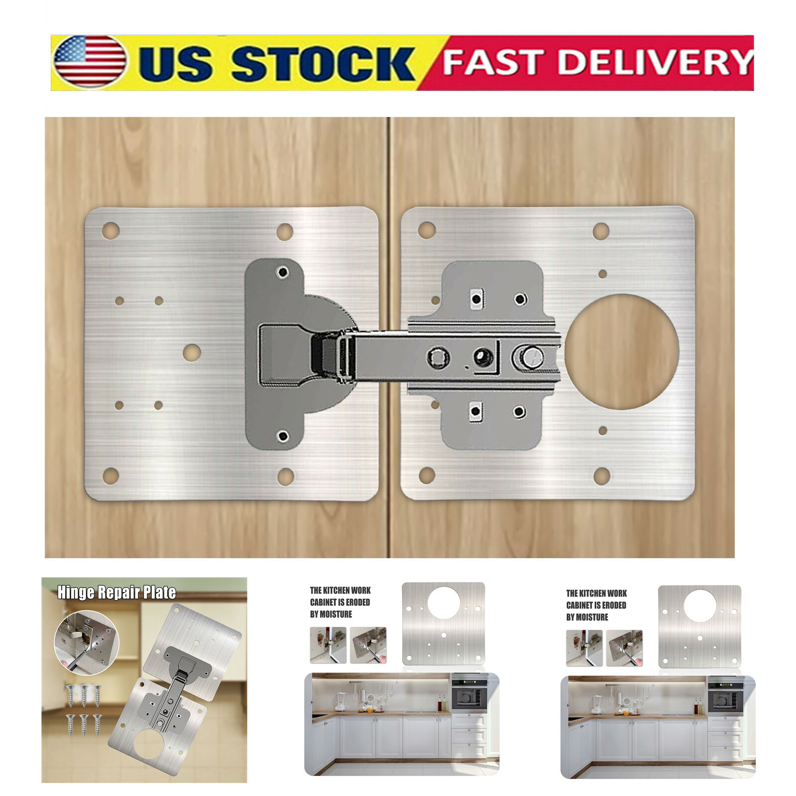 Hinge repair board home table repair kit installation US