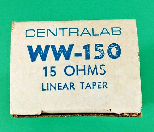 CENTRALAB WW-150 15OHM 5W LINEAR TAPER POTENTIOMETER - Picture 6 of 6