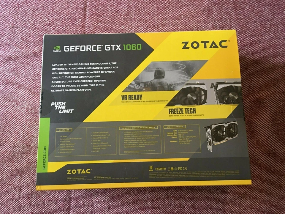 ZOTAC GeForce GTX 1060 AMP 6GB GDDR5 Graphics Card (ZT-P10600B-10M) - BRAND NEW! - Image 2 of 4