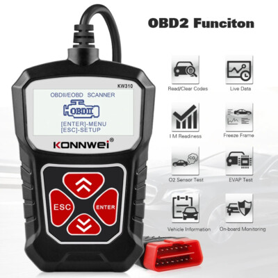 KONNWEI KW310 Profi KFZ OBD2 Diagnosegerät Auto Scanner Fehler Auslesegerät