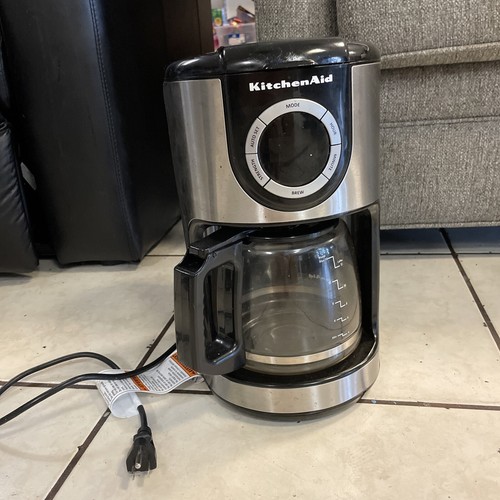 Kitchenaid KCM1202OB 12Cup Glass Carafe Coffee Maker Onyx Black eBay