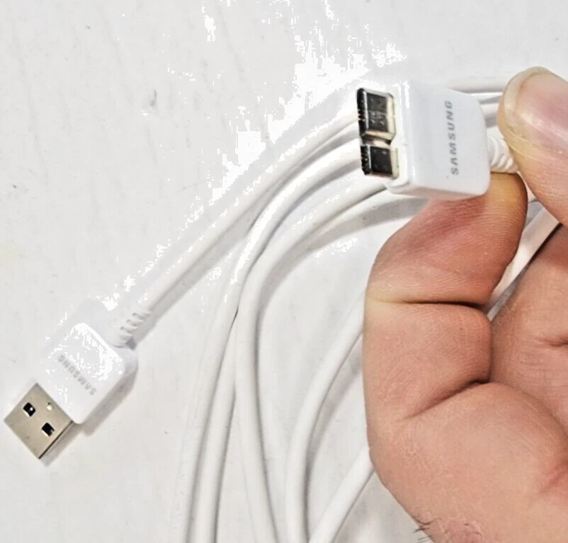 2 x Samsung USB 3.0 до 21 Pin Galaxy S5/Note3 зарядки данных кабель - Изображение 2 из 4