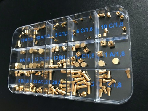 Lötnippel Sortiment Set N7 Inhalt 135 Teile für Bowdenzug Seilzug Lötnippelset - Bild 8 von 8