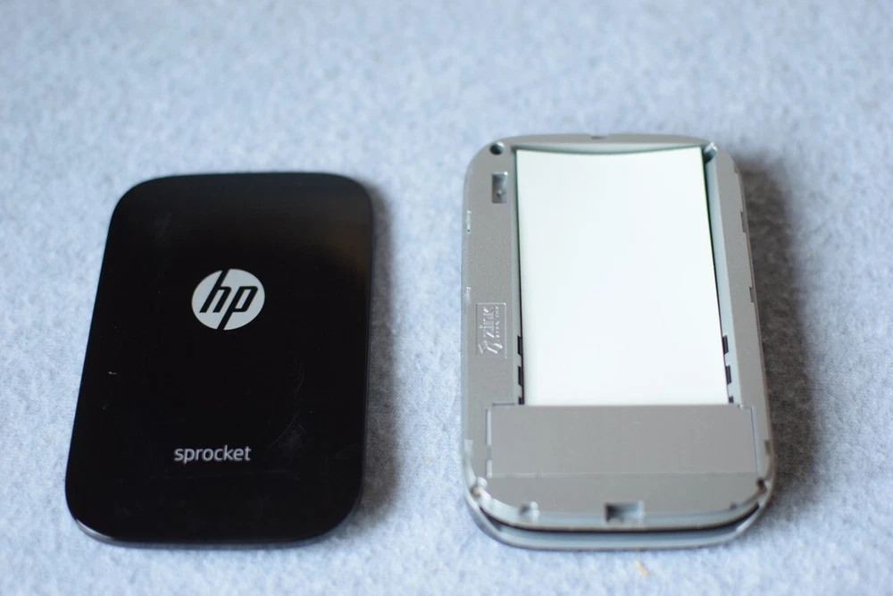HP Sprocket Photo Printer w/ Case and Paper