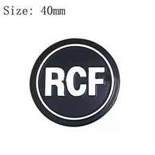 4pcs Replacement RCF Badge Emblem Logo Speaker Part 40mm Repair Aftermarket