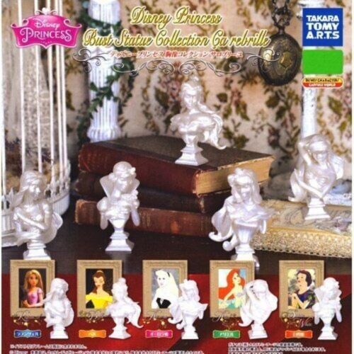 Busto principessa Takara Tomy Disney tutti i 5 tipi figura capsula giocattolo UFFICIALE GIAPPONESE - Foto 1 di 1