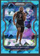 2020 Panini Prizm JORDYN BROOKS Blue Ice /99 SP Rookie RC #388