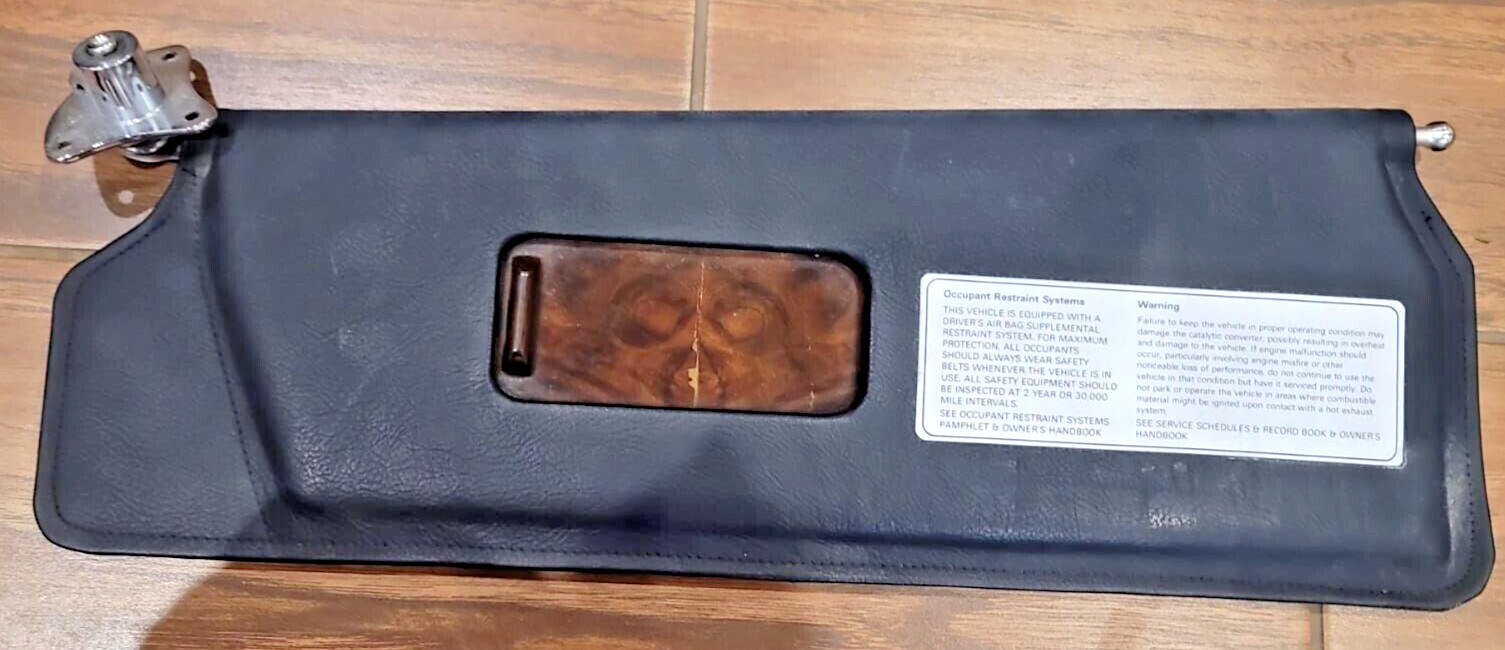 1990 ROLLS ROYCE BENTLEY CONTINENTAL TURBO R DRIVER PASSENGER SIDE SUN VISOR