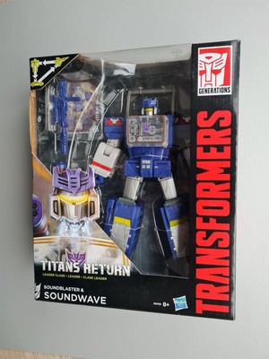 Neca Playmates Hasbro TRANSFORMERS Deluxe Titans Return SOUNDWAVE NEU OVP