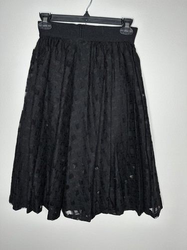 BCBGENERATION Eyelet Skirt Set Size XXS Short Sleeve & Midi Skirt Romantic Femme - Picture 19 of 21