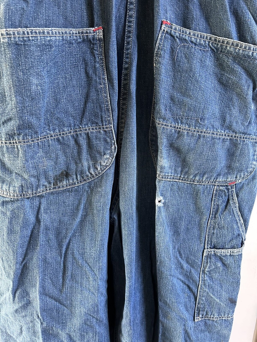 Vintage Pioneer Montgomery Ward Sanforized Denim Overalls | eBay