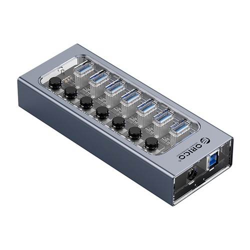 ORICO AT2U3-7AB 5 Gbps USB-A 3.0 HUB Adapter 7 Ports Splitter Extender (EU) - Afbeelding 10 van 10