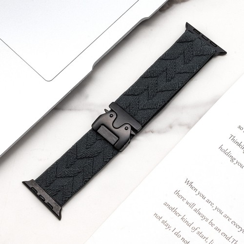 Braided Nylon Band Strap For Apple Watch Ultra 2 49mm Series 10 9 8 7 SE 6 5 4 3 - Picture 13 of 17